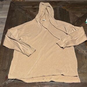 Tres Bien Beige Hooded Sweatshirt